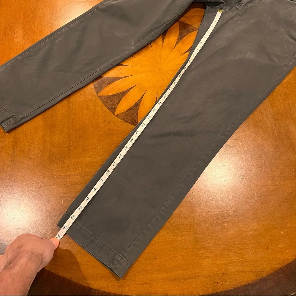 Banana Republic Men’s Aiden Slim Fit Chino Pant 31x32 Charcoal Straight Leg